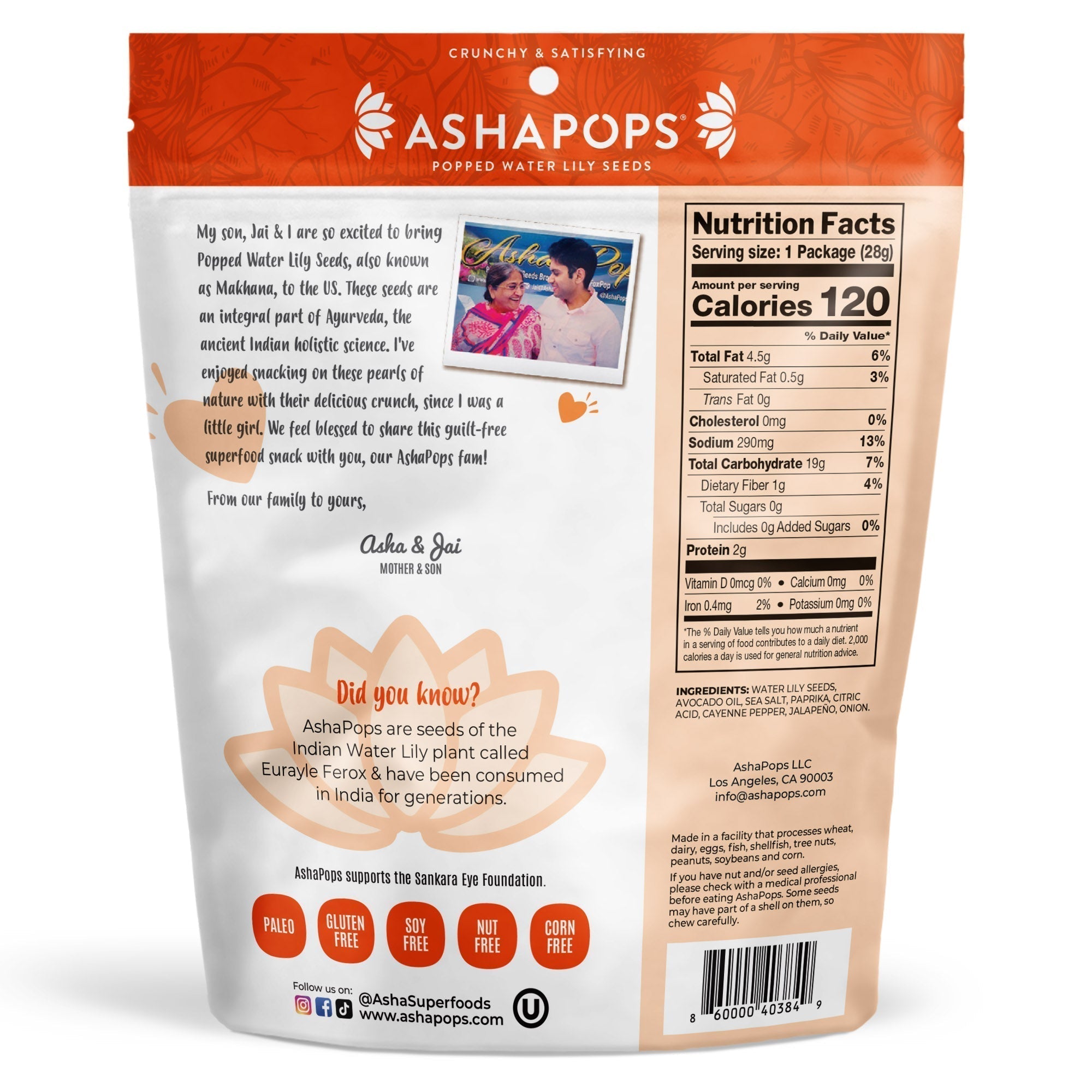 AshaPops is Seed Oil Free